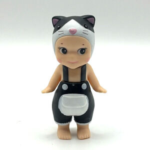 New Kewpie/Angel Mini Figure in Tuxedo Cat Costume, Open Blind Box